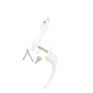 Manilla Acodada Izquierda c/llave color Blanco