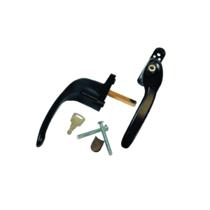 Manilla Acodada Izquierda C/llave color Negra