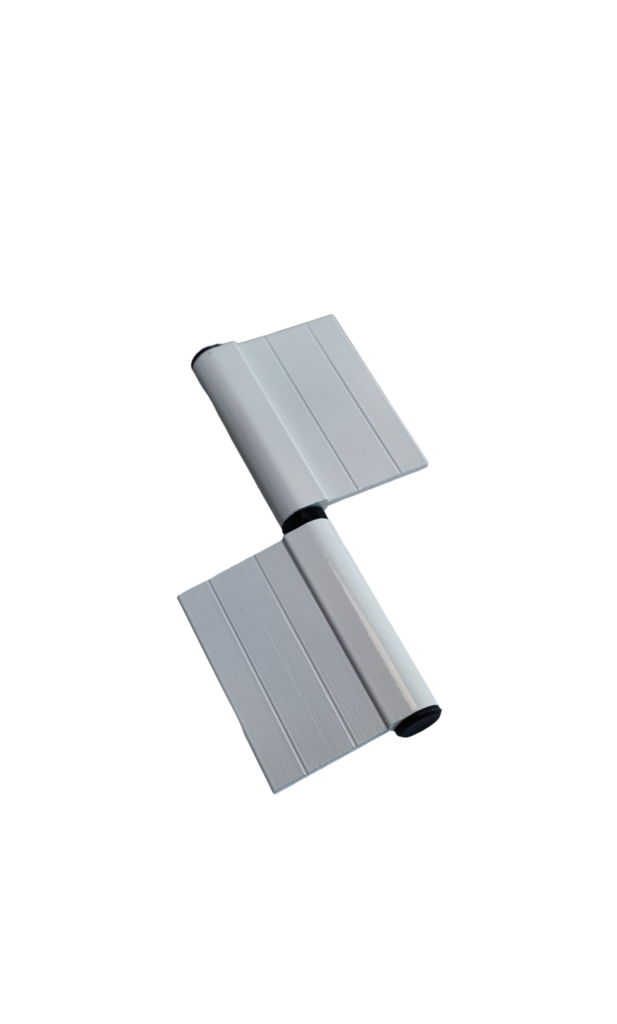 Bisagra Universal Aluminio 145mm Color Blanco