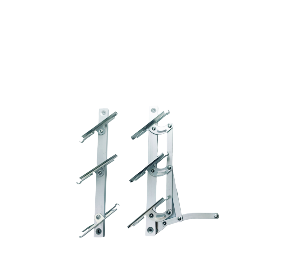 Celosia 3 Aspas Color Aluminio Mate