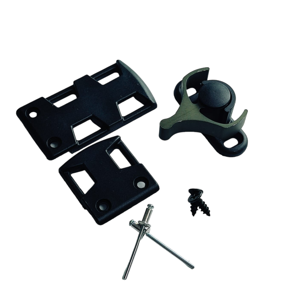 Caracol o Cierre Central Ambidiestro Color Titanio