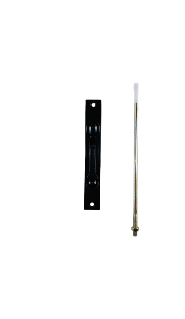 Picaporte tipo cuchara Negro DLC + barra 25cm