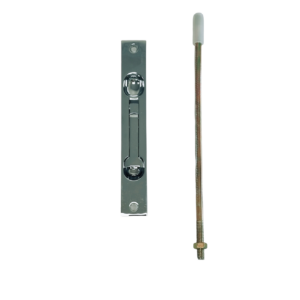 Picaporte tipo cuchara Cromado DLC + barra 25cm