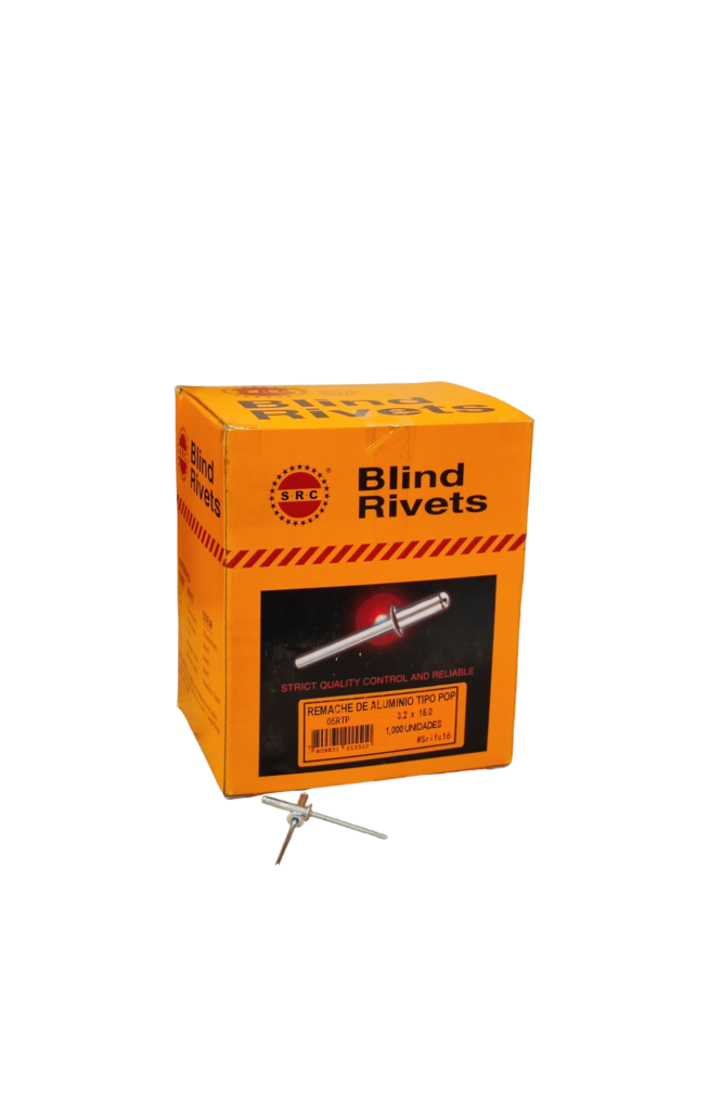 Remache tipo pop #3.2 x 15  c/1000u