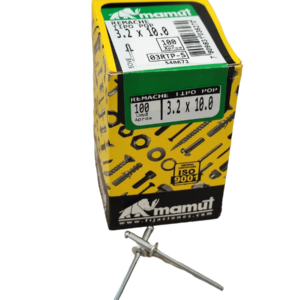 Remache tipo pop #3.2 x 10  c/100u