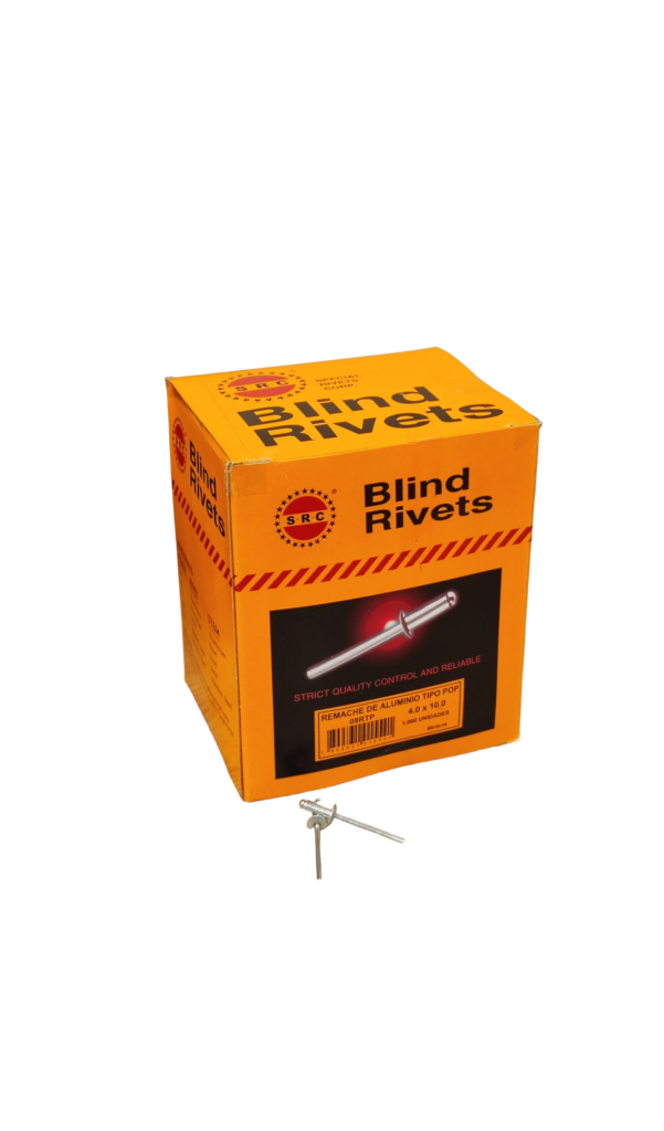 Remache tipo pop #4 x 10  c/1000u