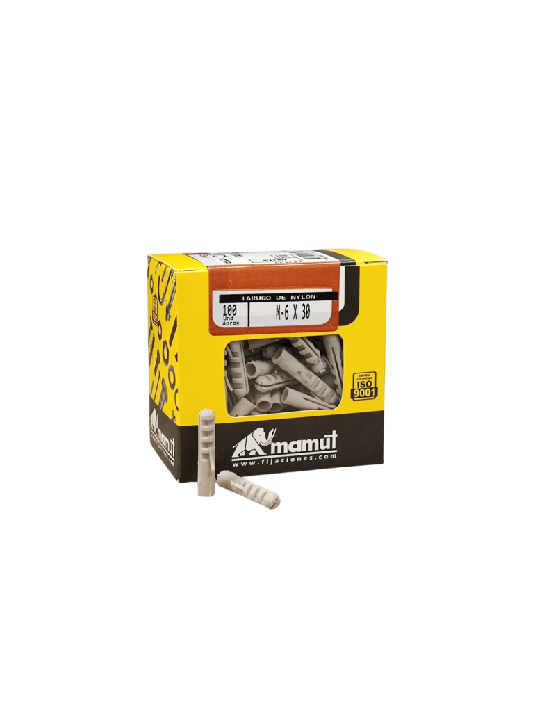 Tarugo Nylon 6 x 30 mm c/100u