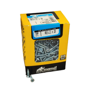 Tornillo PVC Punta fina Instalación #8 x 20 Brillante c/500u