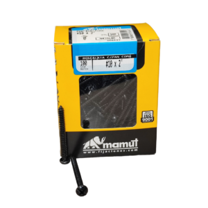 Roscalata C/Binding Combinada #10 x 2 Negro c/100u