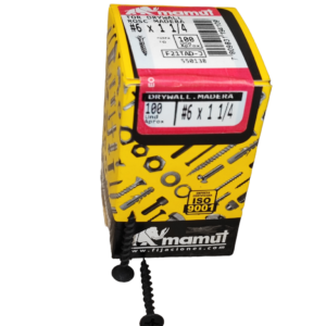 Tornillo DryWall rosca madera #6 x 1 1/4 c/100u