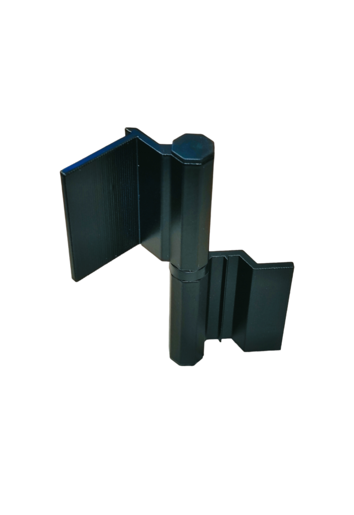 Bisagra L42 Aluminio Color Negro