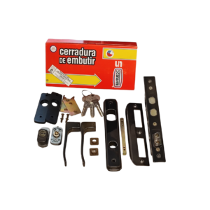 Cerradura Angosta 2 Manillas Bronce Env. 923