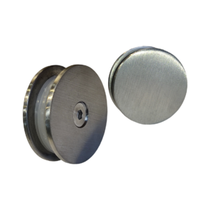 Alineador Baranda 180° Inox SS304 Satin 8-12 mm