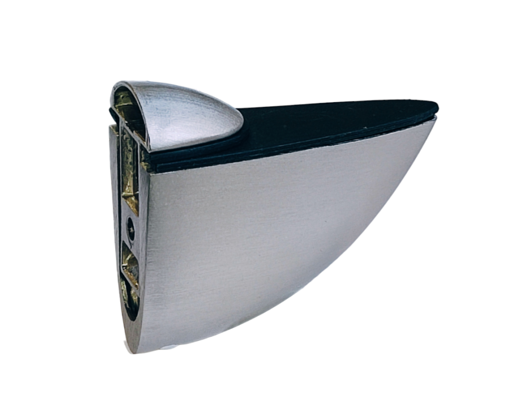 Soporte Repisa Tipo pelicano 39x40x21mm (2-8mm) Satin