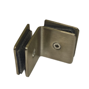 Conector Vidrio a Vidrio 90° Biselado Satin SS304