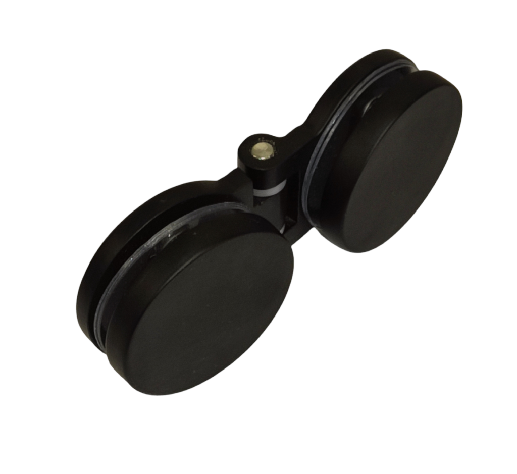 Bisagra Plegable Vidrio Vidrio 6-10mm SS304 Negro