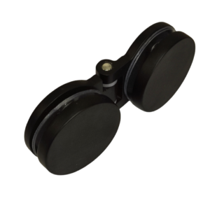 Bisagra Plegable Vidrio Vidrio 6-10mm SS304 Negro