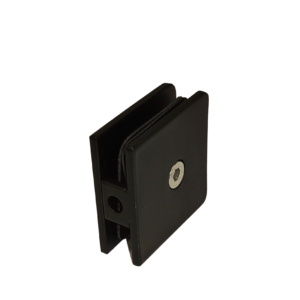 Conector Muro a Vidrio Negro Mate SS304