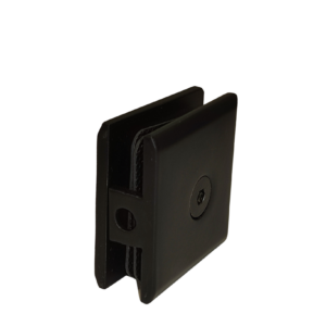 Conector Muro a Vidrio Biselado Negro Mate SS304