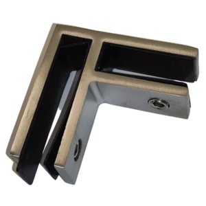 Alineador Baranda 90° Inox SS304 Satin,8 a 12mm