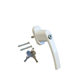 Manilla Recta con Llave color Blanco