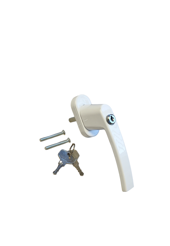 Manilla Recta con Llave color Blanco