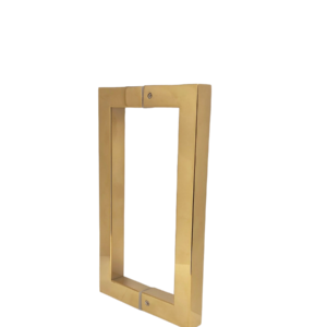 Tirador Cuadrado "C" 300mm SS304 Oro Titanio