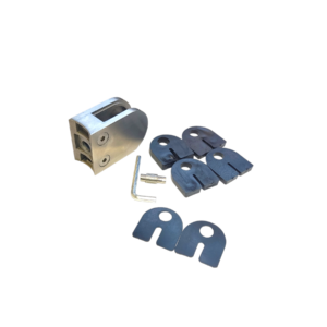 Pinza Base Curva (Tubo 2") Inox SS304 Satin, 8 a 12mm