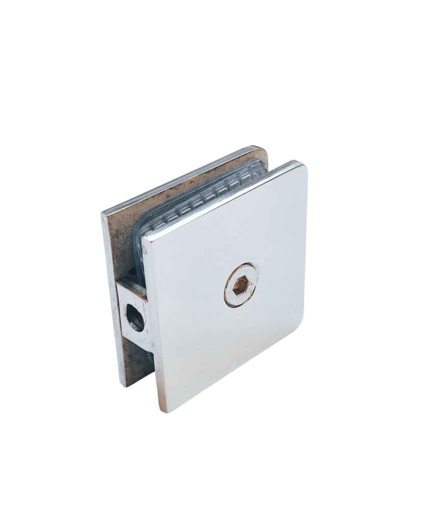 Conector Muro a Vidrio Cromado SS304