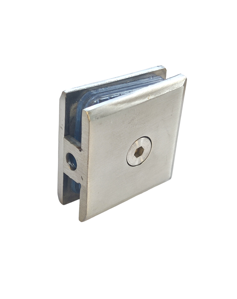 Conector Muro a Vidrio Biselado Satin SS304