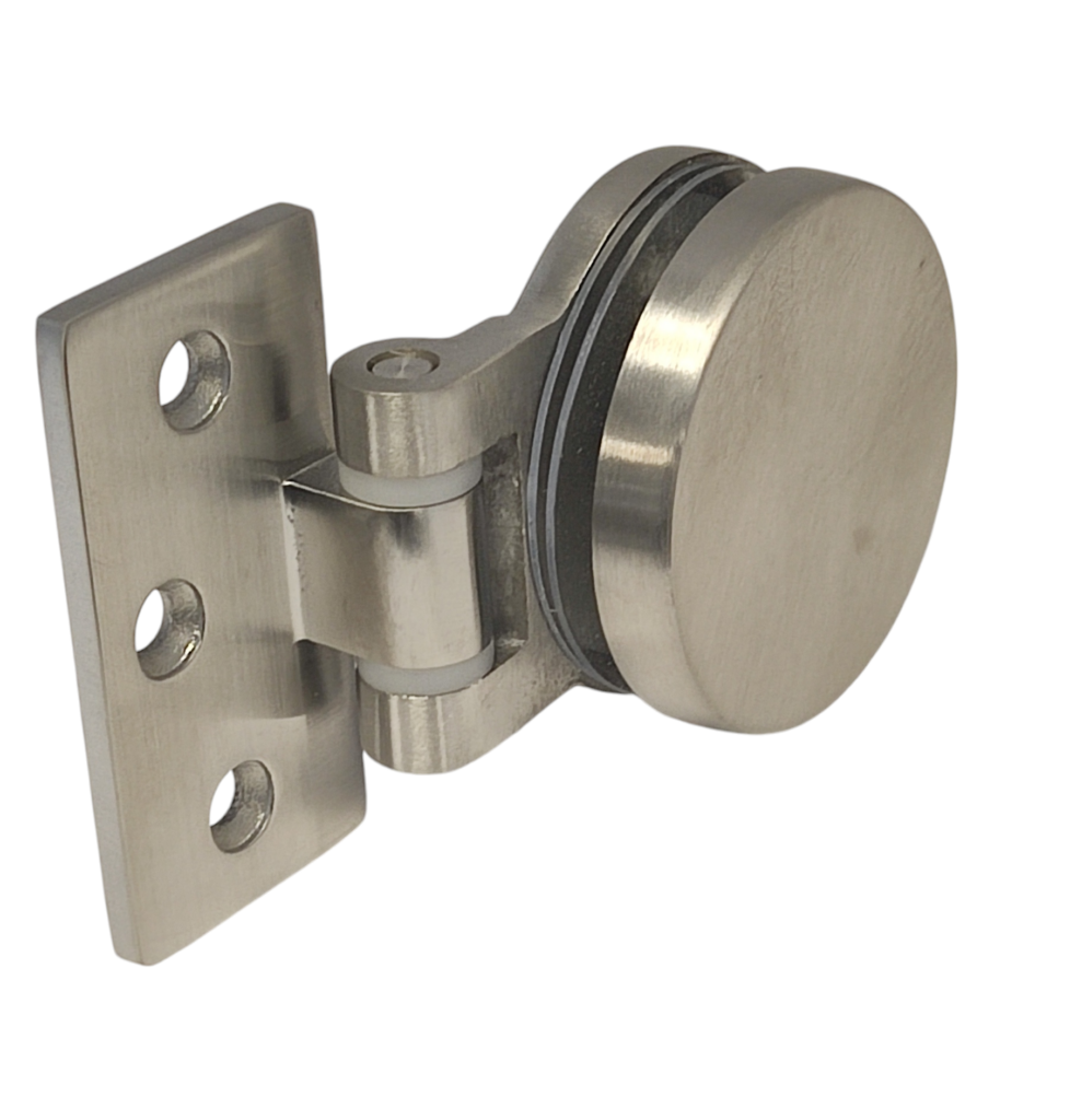 Bisagra Plegable Muro Vidrio 6-10mm SS304 Satín