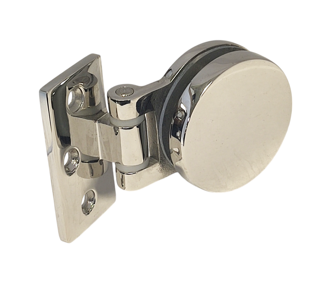 Bisagra Plegable Muro Vidrio 6-10mm SS304 Cromado