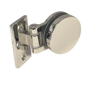 Bisagra Plegable Muro Vidrio 6-10mm SS304 Cromado