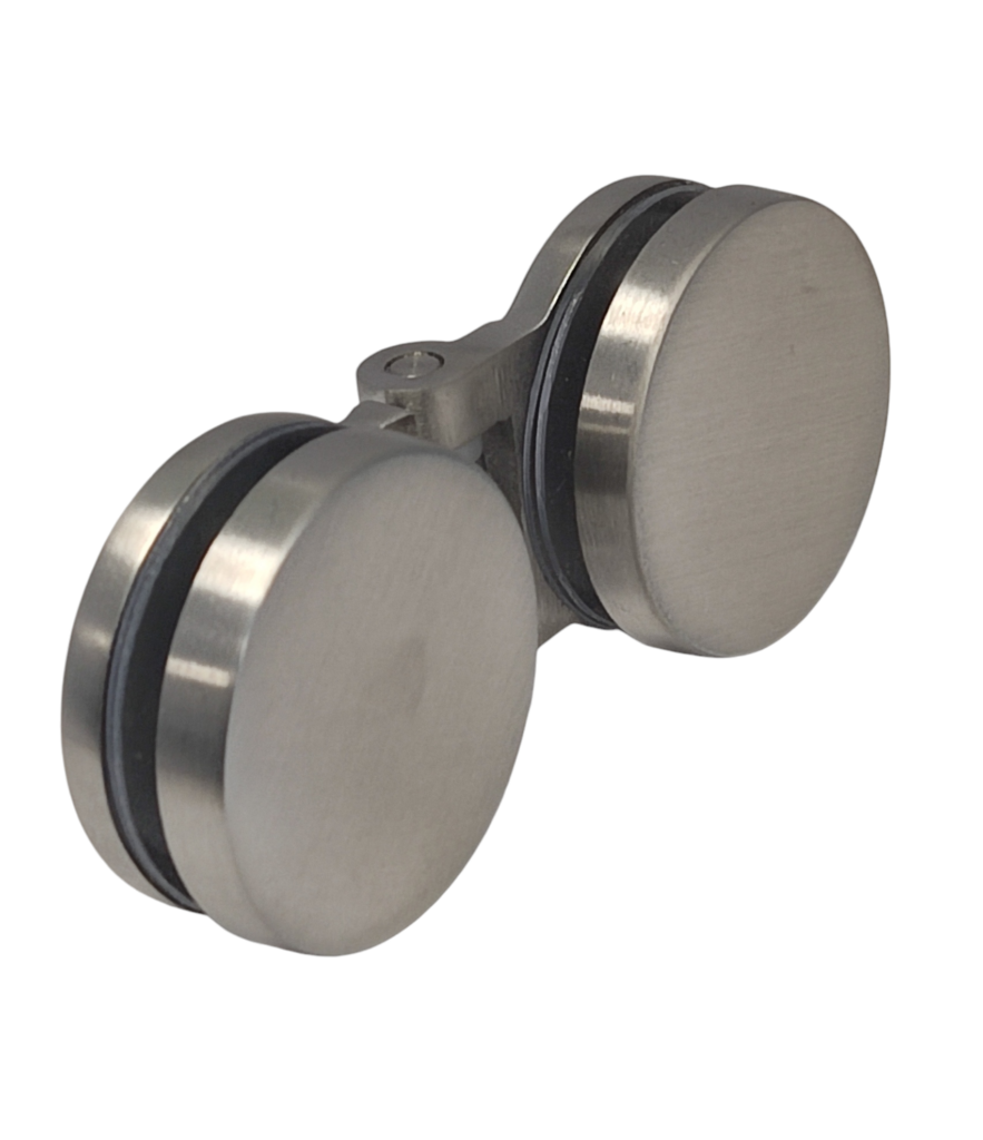 Bisagra Plegable Vidrio Vidrio 6-10mm SS304 Satín