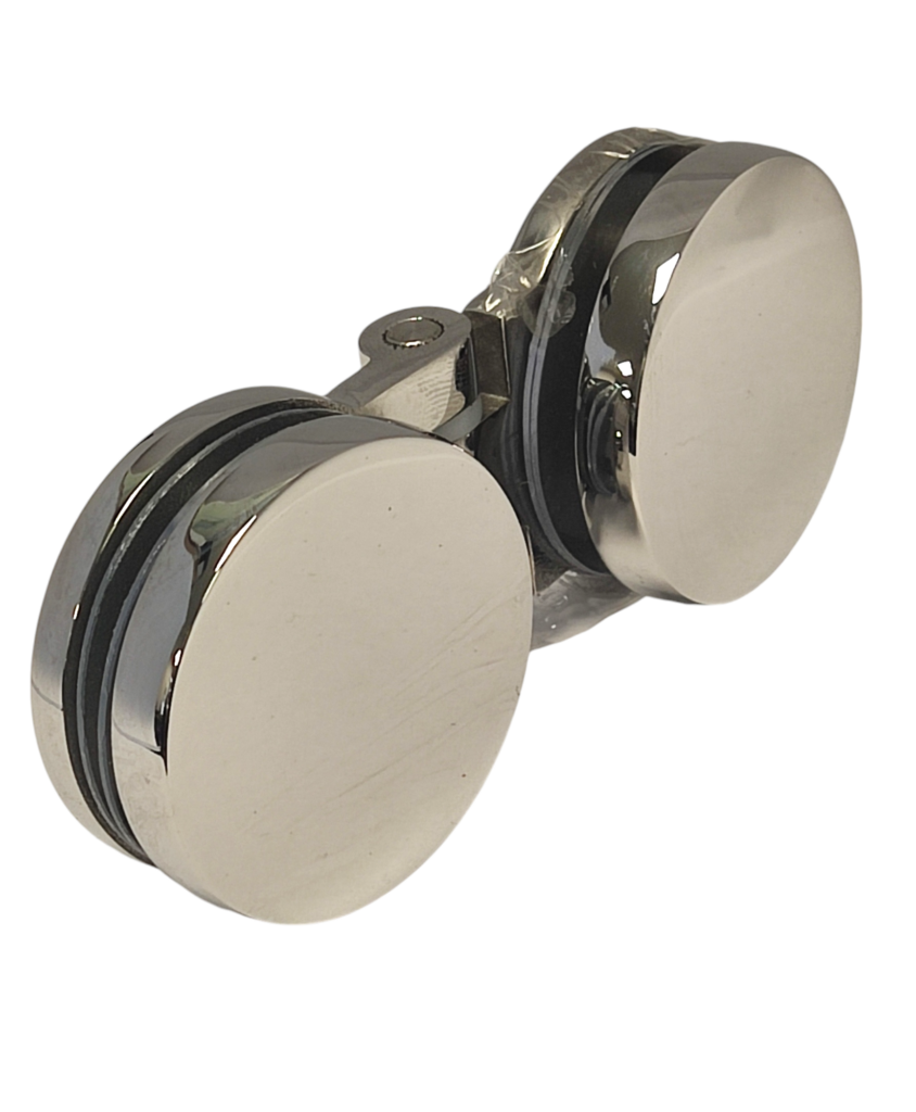 Bisagra Plegable Vidrio Vidrio 6-10mm SS304 Cromado