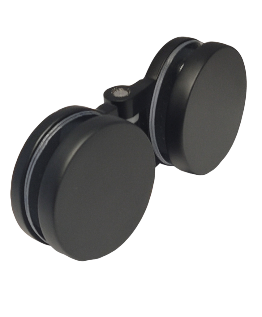 Bisagra Plegable Vidrio Vidrio 6-10mm SS304 Negro
