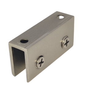 Soporte Repisa Rectangular Muro Vidrio Satin 8-10mm