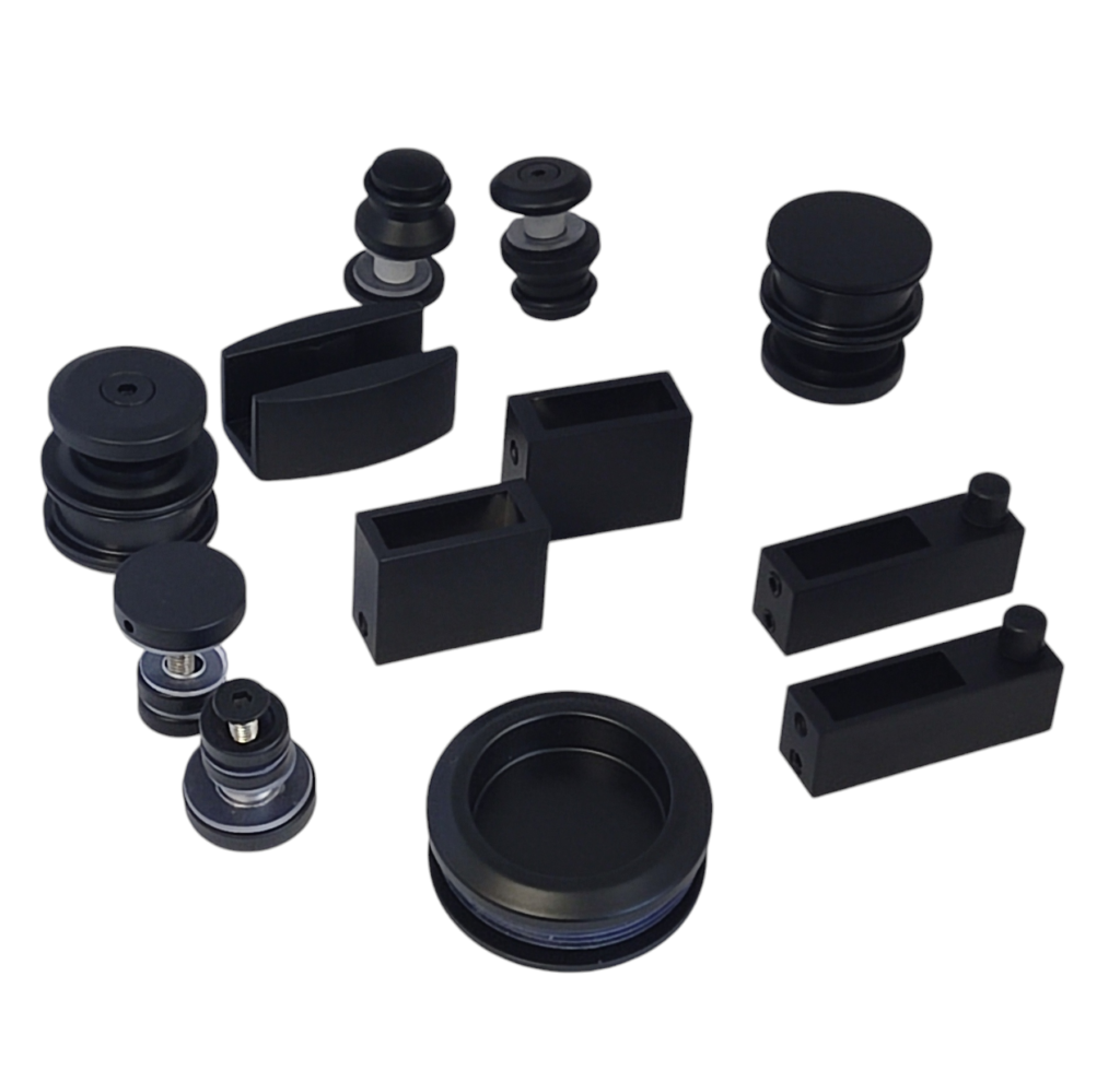 Eurobox Corredera Negro Mate SS304