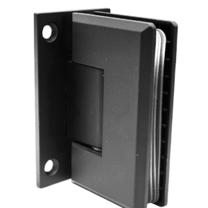 Bisagra Muro a Vidrio Biselada Negro Mate SS304