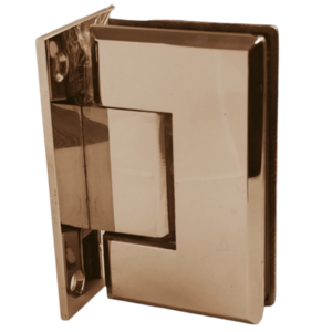 Bisagra Muro a Vidrio Biselada Oro Rosa SS304