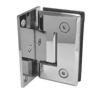 Bisagra Muro a Vidrio Desfasada Biselada Cromado SS304