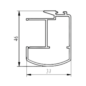 Traslapo Reforzado Termopanel 2530R