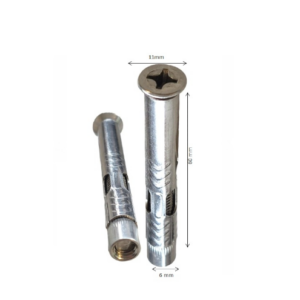 Perno Anclaje Avellanado M6-60 ss304