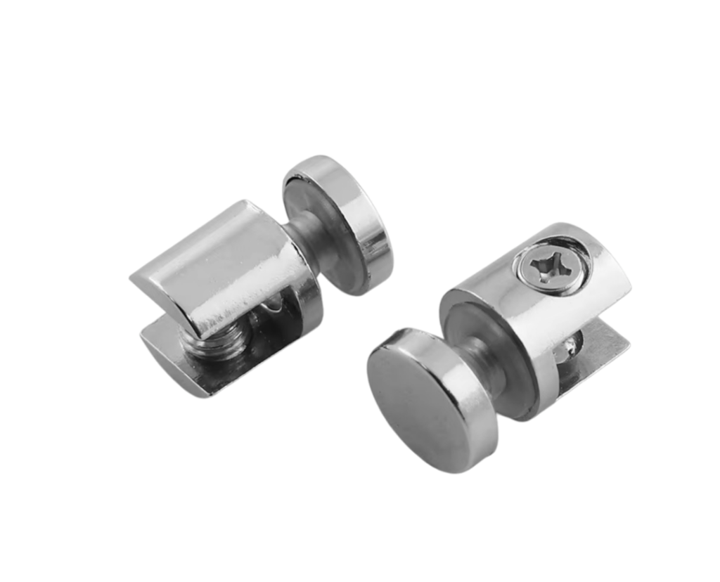 Soporte Repisa Vidrio a Vidrio Satín 8-10mm