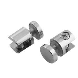 Soporte Repisa Vidrio a Vidrio Satín 8-10mm