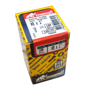 Roscalata C/Plana Rebajada Combinada #8 x 1 Brillante c/100u