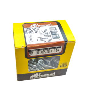 Perno Cocina UNC Cabeza Plana Phillips Brillante c/100u