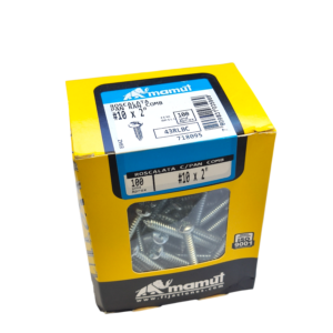 Roscalata C/Binding Combinada #10 x 2 Brillante c/100u