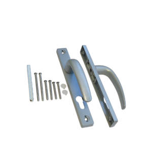 Manilla Puerta Estilo Curvo Color Mate c/Tapa de tornillo