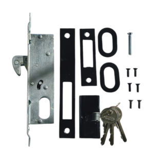 Cerradura picoloro Negra DLC + cilindro + llaves